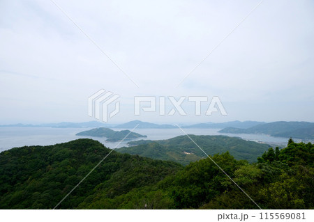 愛媛県今治市_亀老山展望公園から北西側風景4_2024年5月 115569081