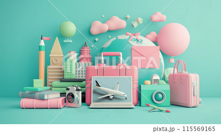 海外旅行・留学のイメージ 海外旅行・留学のイメージ 115569165