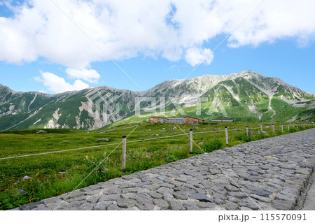 富山県_立山室堂西側歩道から南東側風景2_2023年8月 富山県_立山室堂西側歩道から南東側風景2_2023年8月 115570091