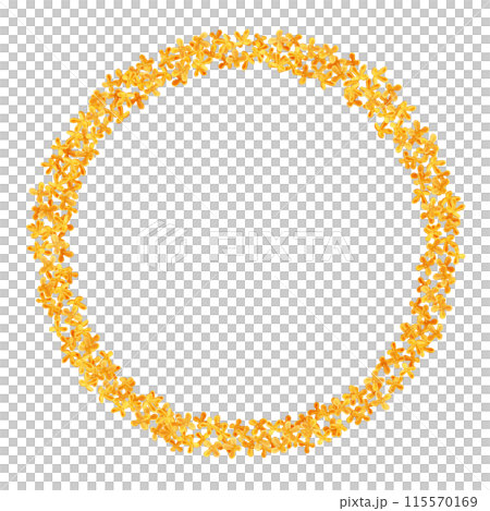Illustration of sweet osmanthus realistic white background 115570169
