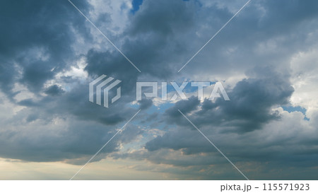 Raining tornado cloudy motion. Gale cloudscape. Thunderstorm on heaven. Threatening rain. Timelapse. Raining tornado cloudy motion. Gale cloudscape. Thunderstorm on heaven. Threatening rain. Timelapse. 115571923