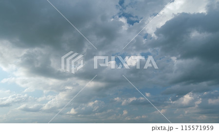 Heavy rain is coming. Cumulus dark clouds harbinger of bad weather and heavy rains. Timelapse. Heavy rain is coming. Cumulus dark clouds harbinger of bad weather and heavy rains. Timelapse. 115571959