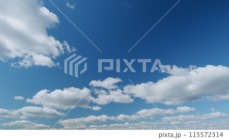 Nature weather blue sky. White clouds with blue sky background. Tropical summer sunny and sunshine day. Timelapse. Nature weather blue sky. White clouds with blue sky background. Tropical summer sunny and sunshine day. Timelapse. 115572314