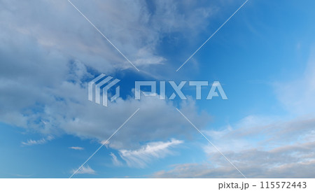 Cinemagraphs b-roll cirrus clouds. Early winter after rain the sky is always bright. Cirrus Timelapse. Cinemagraphs b-roll cirrus clouds. Early winter after rain the sky is always bright. Cirrus Timelapse. 115572443