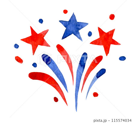 firework for american independence day. firework for american independence day. 115574034