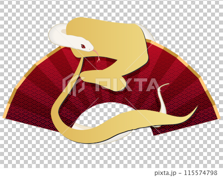 2025 Year of the Snake (New Year's card text material) 2025 Year of the Snake (New Year's card text material) 115574798