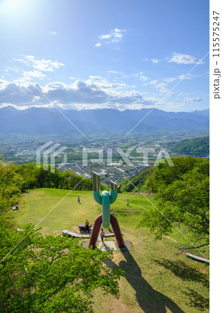 長峰山・展望台からの眺望【安曇野市】 115575247