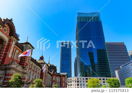 東京 千代田区 丸の内の都市風景 東京 千代田区 丸の内の都市風景 115575813
