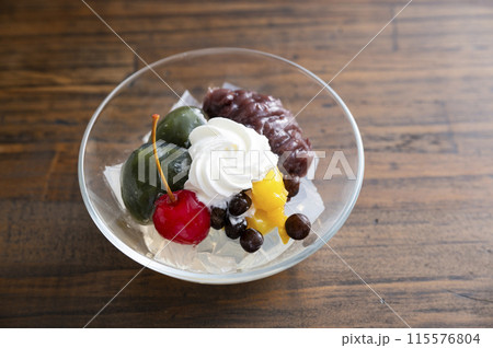 クリームあんみつ 115576804