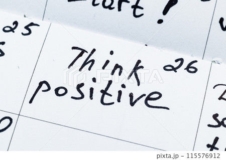 Concept for a positive month Photo Concept for a positive month Photo 115576912