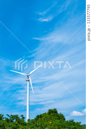 風力発電の風車 風力発電の風車 115577795