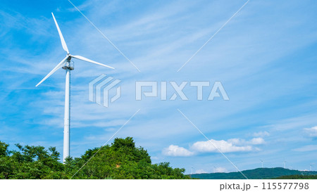 風力発電の風車 風力発電の風車 115577798