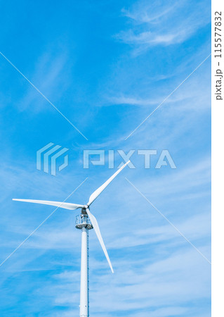 風力発電の風車 115577832