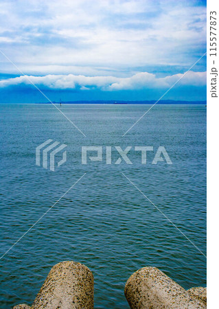 テトラポットと海 テトラポットと海 115577873