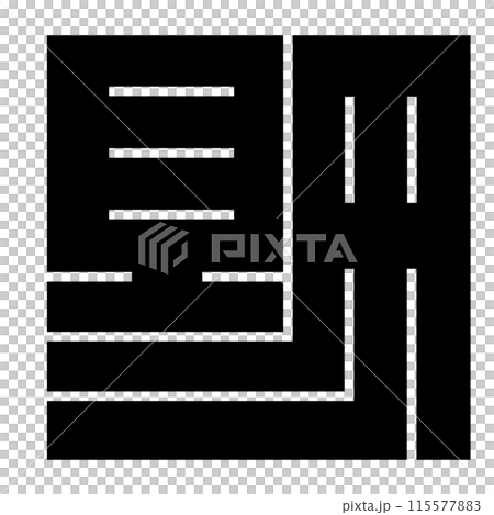 家紋です。角字という種類です。助の形です。 115577883
