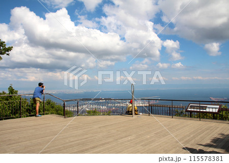 日本三大夜景の一つ摩耶山の掬星台 日本三大夜景の一つ摩耶山の掬星台 115578381