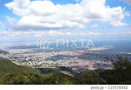 日本三大夜景の一つ摩耶山の掬星台 日本三大夜景の一つ摩耶山の掬星台 115578382