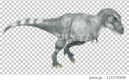 白亜紀後期の北アメリカ大陸における頂点捕食者(側面図) 白亜紀後期の北アメリカ大陸における頂点捕食者(側面図) 115578999