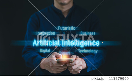 Ai technology, Artificial Intelligence concep. Futuristic digital technology transformation 115579999