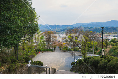 群馬 一之宮貫前神社 境内から望む冨岡の風景 群馬 一之宮貫前神社 境内から望む冨岡の風景 115580604
