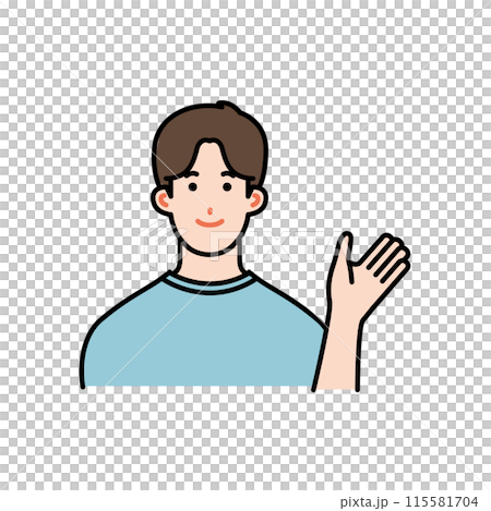 由一位年輕人提出求婚的插圖 由一位年輕人提出求婚的插圖 115581704