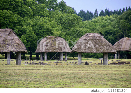 大湯環状列石・縄文遺跡(秋田県・鹿角市) 大湯環状列石・縄文遺跡(秋田県・鹿角市) 115581894