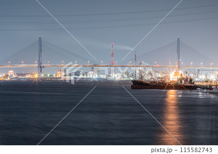 名古屋港の夜景 名古屋港の夜景 115582743