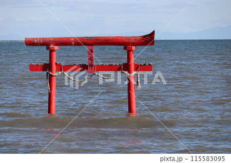 海の中の鳥居 海の中の鳥居 115583095