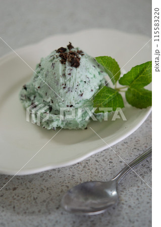 チョコミントアイス 115583220