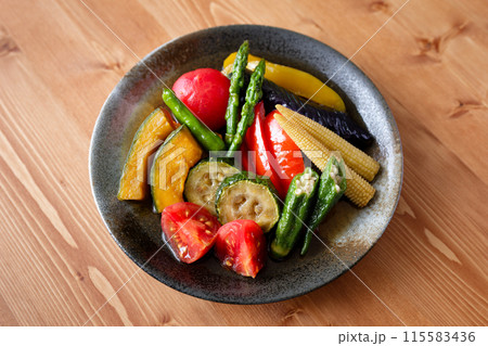 夏野菜の揚げびたし 夏野菜の揚げびたし 115583436