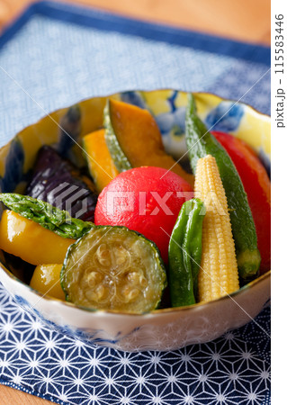 夏野菜の揚げびたし 夏野菜の揚げびたし 115583446