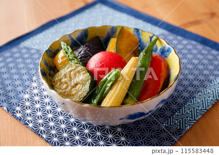 夏野菜の揚げびたし 夏野菜の揚げびたし 115583448