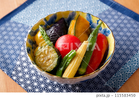 夏野菜の揚げびたし 夏野菜の揚げびたし 115583450