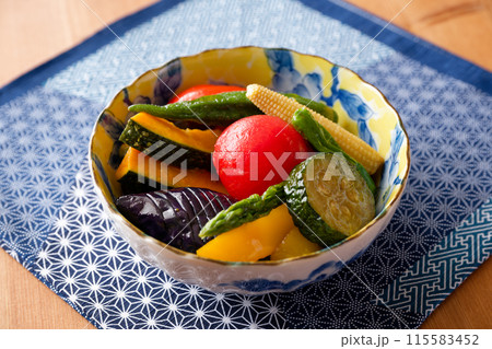 夏野菜の揚げびたし 夏野菜の揚げびたし 115583452