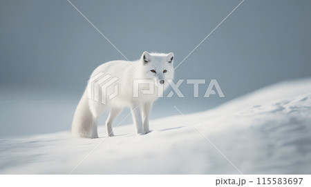 ホッキョクギツネ ホッキョクギツネ 115583697