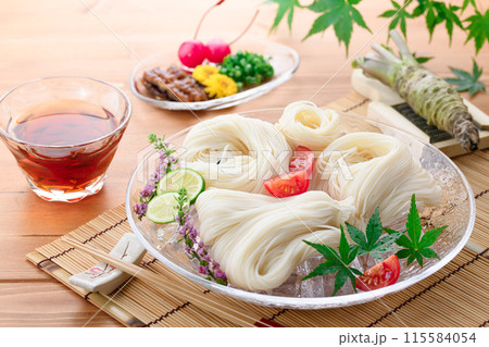 夏の味覚 素麺 ( そうめん ) 夏の味覚 素麺 ( そうめん ) 115584054