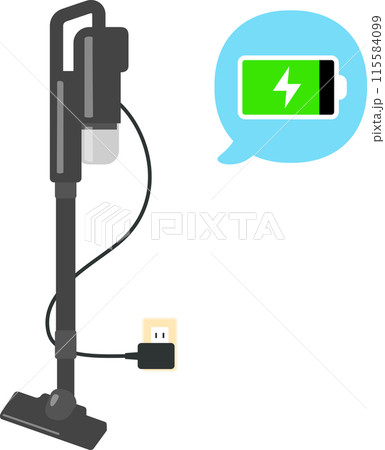 充電中のスティック型掃除機 115584099