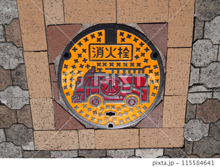 マンホールの蓋（消火栓） 115584641