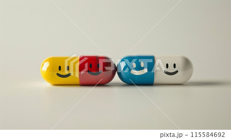 Positive Medication のイラスト素材 [115584692] - PIXTA