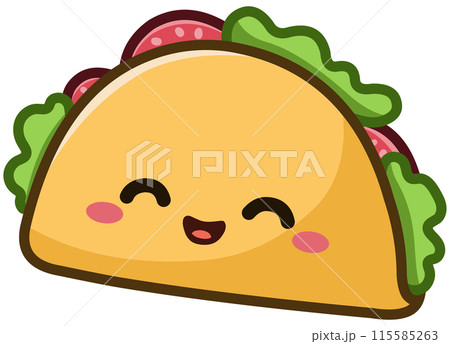 Kawaii Taco 115585263