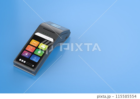 Credit card reader with empty space 115585554