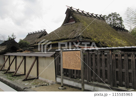 丹波篠山城下のお徒士通りの武家屋敷群／兵庫県 115585963
