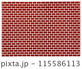 レンガの壁の背景素材【イラスト】 115586113