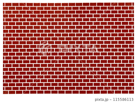 レンガの壁の背景素材【イラスト】 レンガの壁の背景素材【イラスト】 115586113