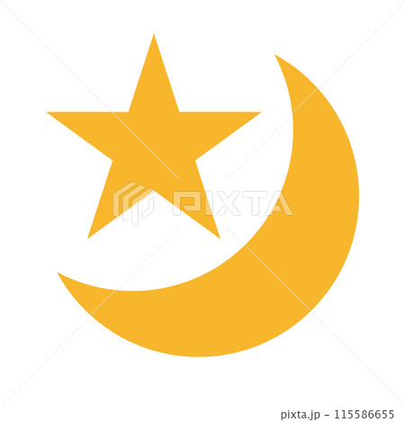 星と三日月 星と三日月 115586655