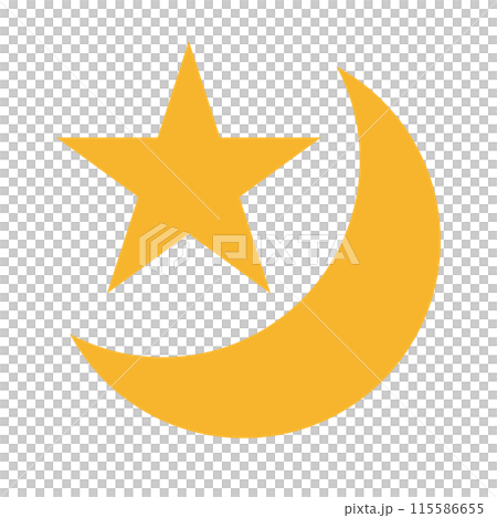 星と三日月 星と三日月 115586655