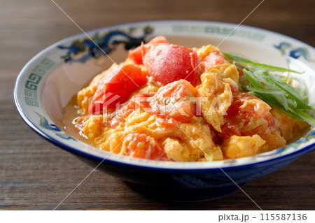 トマトと卵の中華炒め 115587136