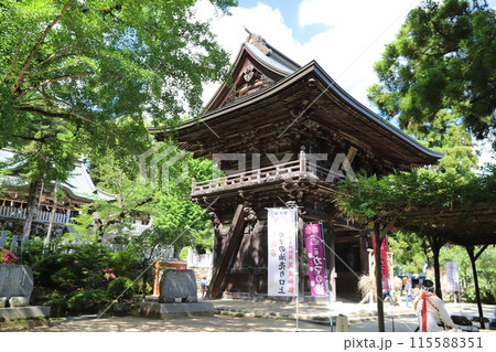 筑波神社　隋神門とガマ口上 115588351