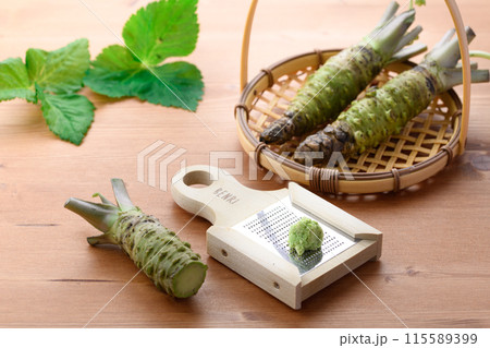 上品な香り 本わさび 静岡県産 生山葵 115589399