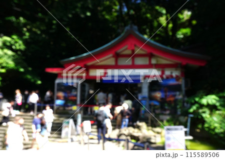 江の島エスカー　イメージ　ボケ 115589506